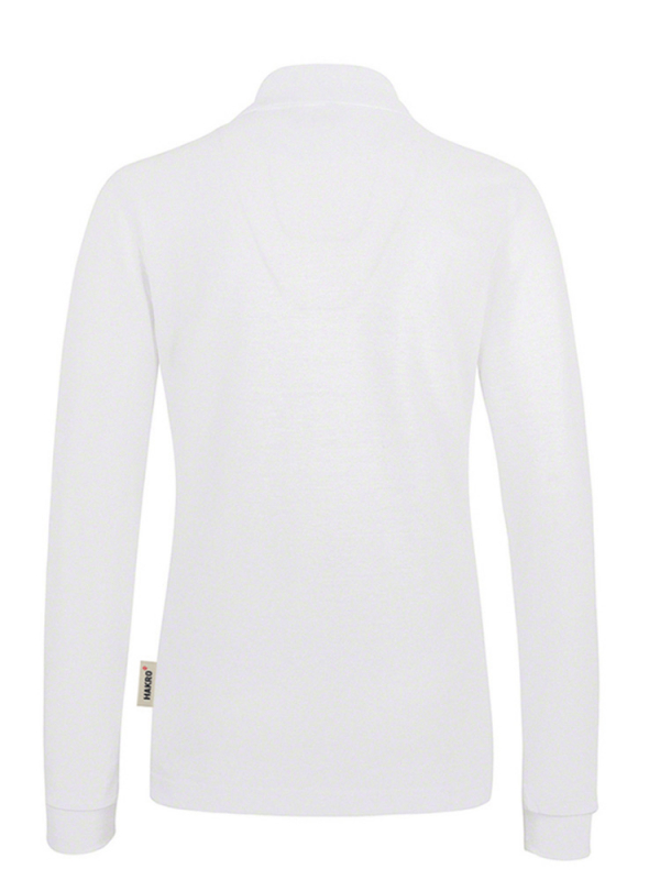 Poloshirt Andrea Langarm Weiss